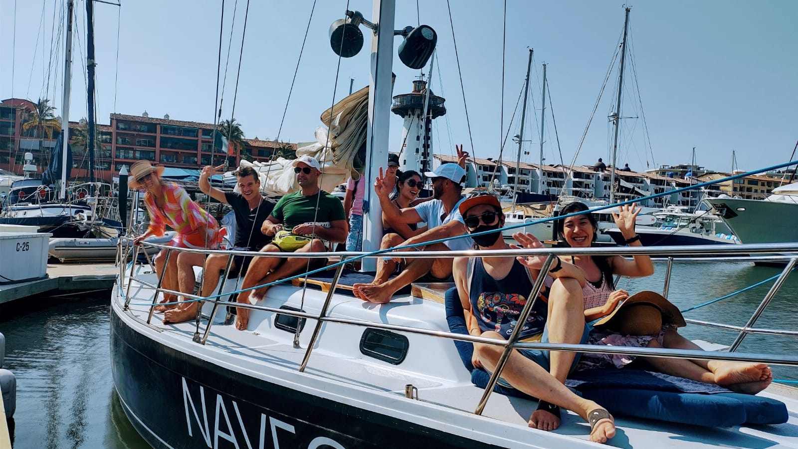 Navegante PV en la marina