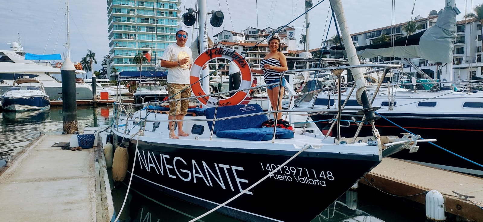 Detalle del velero